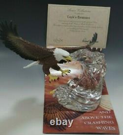 Lenox Eagle's Dominion Figurine Crystal-porcelain Sculpture Mib Very Rare Mib