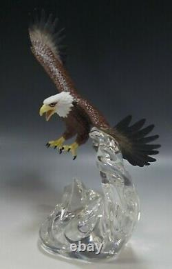 Lenox Eagle's Dominion Figurine Crystal-porcelain Sculpture Mib Very Rare Mib