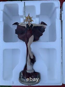 Limited Ed Brom Angel of Darkness Fine Porcelain Statue Franklin Mint New