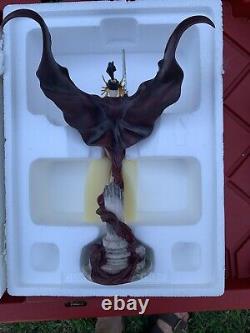 Limited Ed Brom Angel of Darkness Fine Porcelain Statue Franklin Mint New