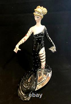 Limited Edition Franklin Mint Erte Pearls and Rubies Porcelain Figure No. M1928