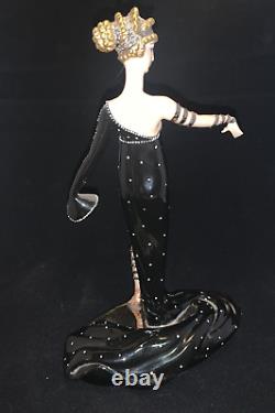 Limited Edition Franklin Mint Erte Pearls and Rubies Porcelain Figure No. M1928