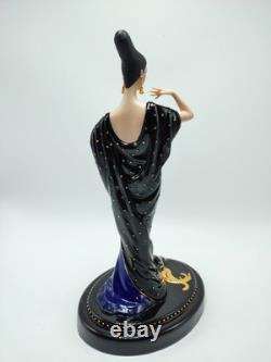 Limited Edition Franklin Mint House Of Erte MOONLIGHT MYSTIQUE Porcelain