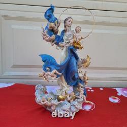 Limited Edition Franklin Mint Mary of Queen Heaven Figurine Statue