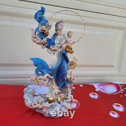 Limited Edition Franklin Mint Mary of Queen Heaven Figurine Statue