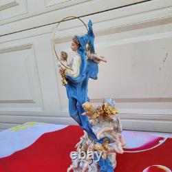 Limited Edition Franklin Mint Mary of Queen Heaven Figurine Statue