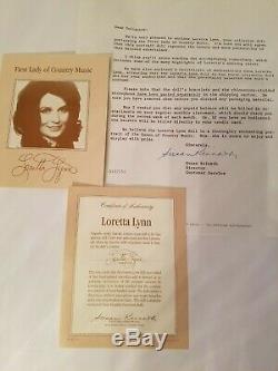 Loretta Lynn Porcelain Doll Manufactured By Franklin Heirloom Dolls In 1988