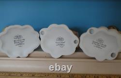 Lot 13 Franklin Mint ALMOST ANGELS Child Angel Porcelain Figurines Wall Cabinet