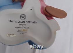 Lot 3 Franklin Mint The Vatican Nativity Limited Edition Mary Angel Figurine
