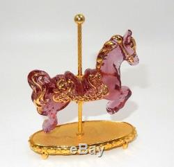 Lot Of 11 Franklin Mint World Of Carousel Horse Porcelain Figurine Sculptures