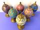 Lot Of 6 House Of Faberge Musical Eggs Music Boxes Franklin Mint