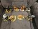 Lot Of 8 Franklin Mint Animals Mother & Baby Porcelain Figurine 1989 Rare