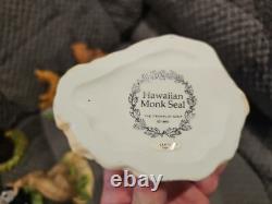 Lot Of 8 Franklin Mint Animals Mother & Baby Porcelain Figurine 1989 Rare