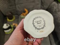 Lot Of 8 Franklin Mint Animals Mother & Baby Porcelain Figurine 1989 Rare