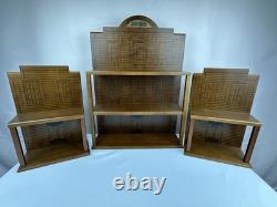 Lot Set Of 8 John Wayne Franklin Mint Hand Painted Sculptures Figures Display