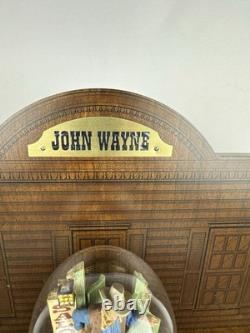 Lot Set Of 8 John Wayne Franklin Mint Hand Painted Sculptures Figures Display