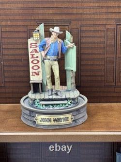 Lot Set Of 8 John Wayne Franklin Mint Hand Painted Sculptures Figures Display