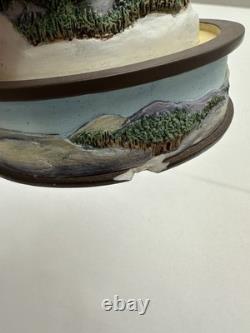 Lot Set Of 8 John Wayne Franklin Mint Hand Painted Sculptures Figures Display