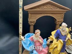 Lot of 13 Pieces Franklin Mint THE VATICAN NATIVITY Collection