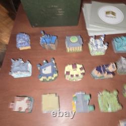 Lot of 25 Mini Plated of World's Great Porcelain Houses Collection. With COAs