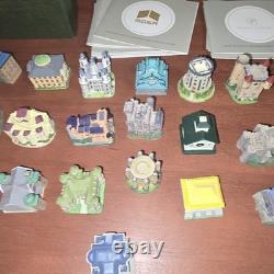 Lot of 25 Mini Plated of World's Great Porcelain Houses Collection. With COAs
