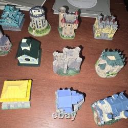 Lot of 25 Mini Plated of World's Great Porcelain Houses Collection. With COAs