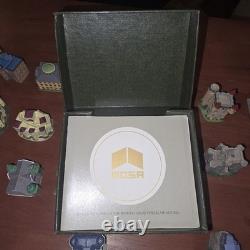 Lot of 25 Mini Plated of World's Great Porcelain Houses Collection. With COAs