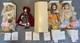 Lot of 4 Franklin Mint Heirloom Fairytale Collection Dolls by Carol Lawson
