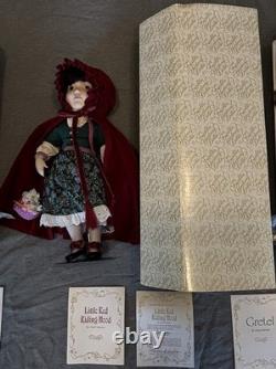 Lot of 4 Franklin Mint Heirloom Fairytale Collection Dolls by Carol Lawson