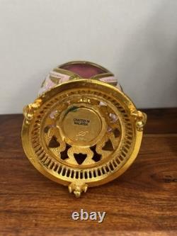 Lot of 4 The Franklin Mint The House of Faberge Eggs Musical Carousel Horses