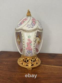 Lot of 4 The Franklin Mint The House of Faberge Eggs Musical Carousel Horses