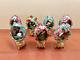 Lot of 7 House of Faberge Hummingbird Eggs Franklin Mint Jeweled Beauties Garden