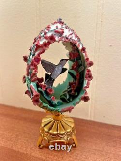 Lot of 7 House of Faberge Hummingbird Eggs Franklin Mint Jeweled Beauties Garden