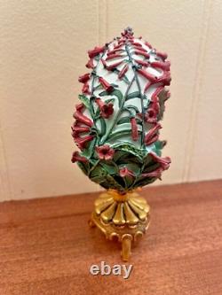 Lot of 7 House of Faberge Hummingbird Eggs Franklin Mint Jeweled Beauties Garden