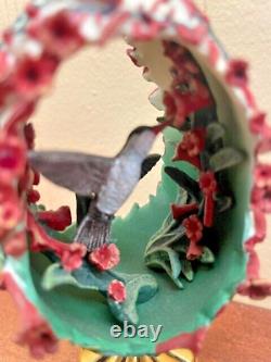Lot of 7 House of Faberge Hummingbird Eggs Franklin Mint Jeweled Beauties Garden