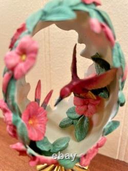 Lot of 7 House of Faberge Hummingbird Eggs Franklin Mint Jeweled Beauties Garden