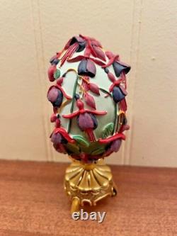 Lot of 7 House of Faberge Hummingbird Eggs Franklin Mint Jeweled Beauties Garden