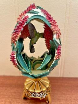 Lot of 7 House of Faberge Hummingbird Eggs Franklin Mint Jeweled Beauties Garden