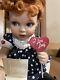 Lucille Ball I LOVE LUCY Franklin Mint LOLLIPOP Porcelain Polka Dot Baby Doll
