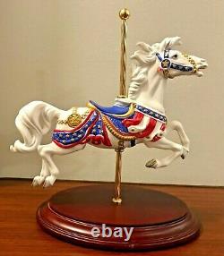 Lynn Lupetti Carousel Horse Animal Figurines Franklin Mint Lot of 5 Limited Ed