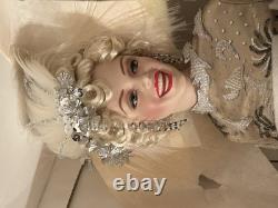 MARILYN MONROE FRANKLIN MINT LTD ED PORCELAIN DOLL # 1823/9500. 24 In KEPT IN BX