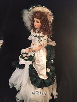 MARYSE NICOLE Franklin Mint Heirloom Gardenia Doll porcelain 20 box
