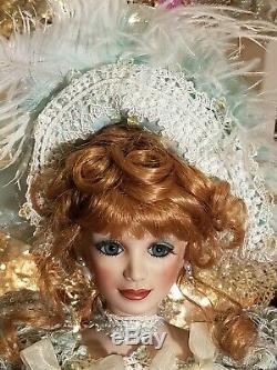 MARYSE NICOLE Franklin Mint Heirloom Mint Julep porcelain doll 20