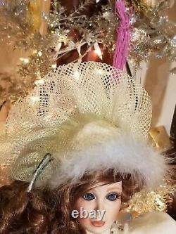 MARYSE NICOLE Franklin Mint Heirloom SWEET SPARKLE porcelain Doll 20 1990
