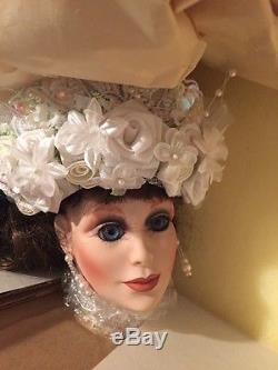 MARYSE NICOLE Franklin Mint Heirloom Vanessa Bride Wedding Doll porcelain 22