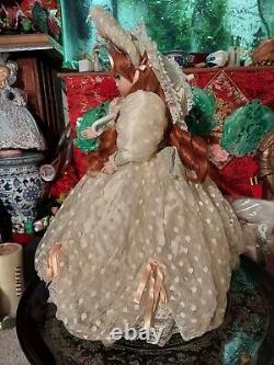 MARYSE NICOLE Franklin Mint Lady Caroline Porcelain Doll 20 all porcelain 1990