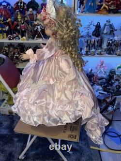 MARYSE NICOLE Pink Princess Franklin Mint porcelain Valentine Doll 20 MIB