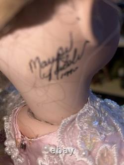MARYSE NICOLE Pink Princess Franklin Mint porcelain Valentine Doll 20 MIB