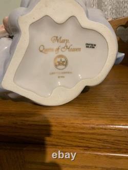 MARY QUEEN OF HEAVEN STATUE WithANGELS LIMITED EDITION FRANKLIN MINT