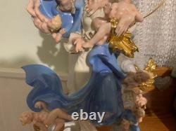 MARY QUEEN OF HEAVEN STATUE WithANGELS LIMITED EDITION FRANKLIN MINT